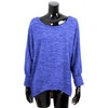 Emma & Giovanni Women’s Oversize Pullover with Lace, Made In