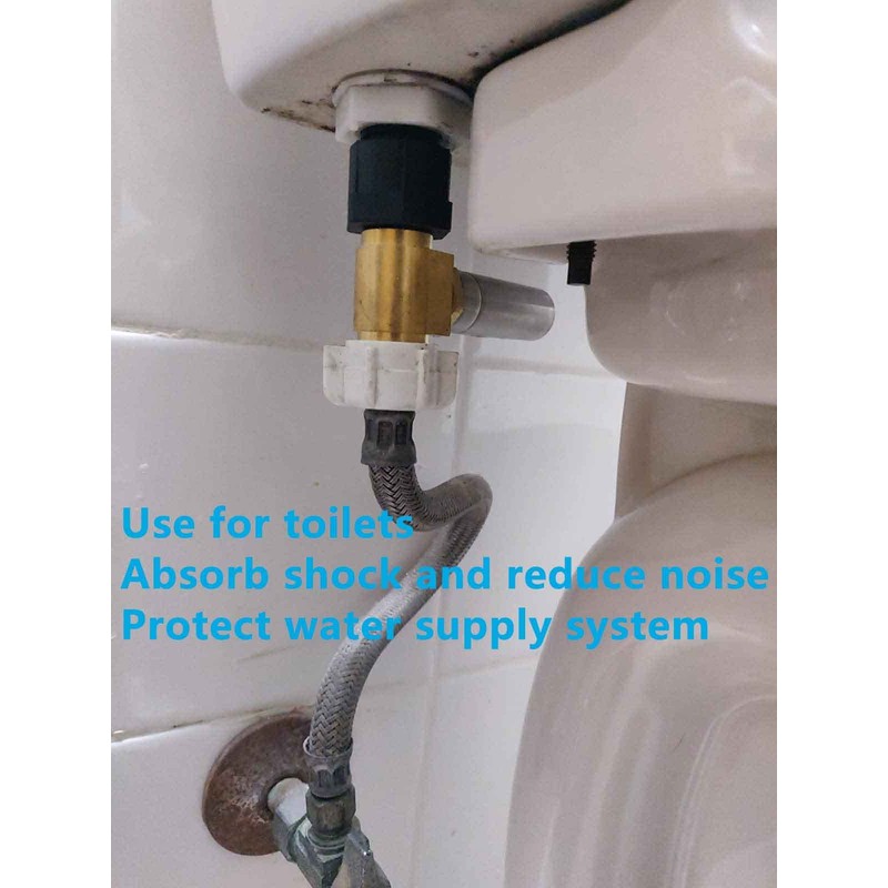 (2 Pack) Lidertik Water Hammer Arrestor Toilet 7/8 Inch, Absorb