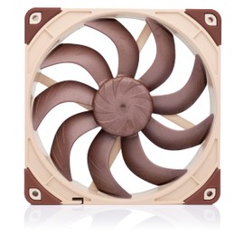 Noctua NF-A14x25 G2 PWM Sx2-PP, Dual Fan Set for Push-Pull and Side-by-Side Applications (Brown)