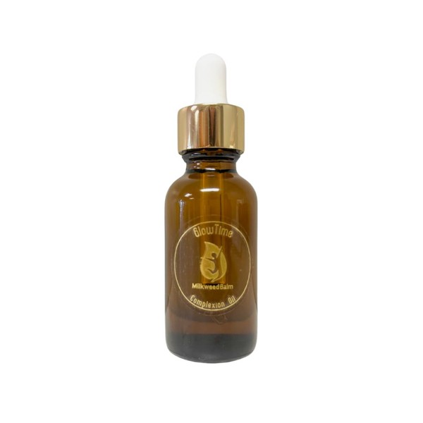 GlowTime Complexion Oil – 100% Natural with Milkweed Seed Oil,