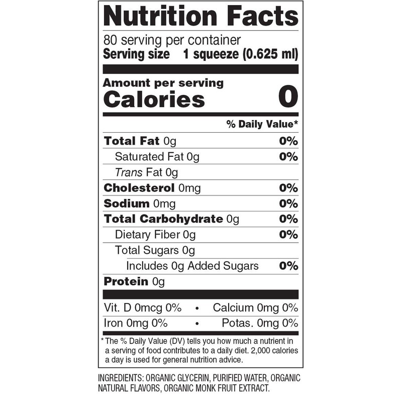 SweetLeaf Organic Monk Fruit Liquid French Vanilla, 1.7 Ounce