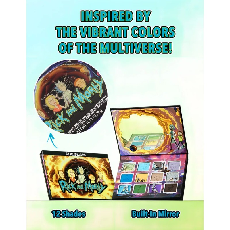 Rick And Morty X Sheglam Colección En Caja 100%