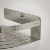 Tiger 1400430946 Caddy Shower Corner Basket, Brushed Stainless Steel