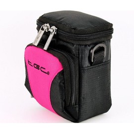 The TGC ® Anti-Shock Camera Case for Canon PowerShot G7 X Mark II (Hot Pink & Black)