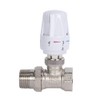 Temperature Control Valves G1/2" Thermostatic Valve Automatic Standard Radiator Lockshield