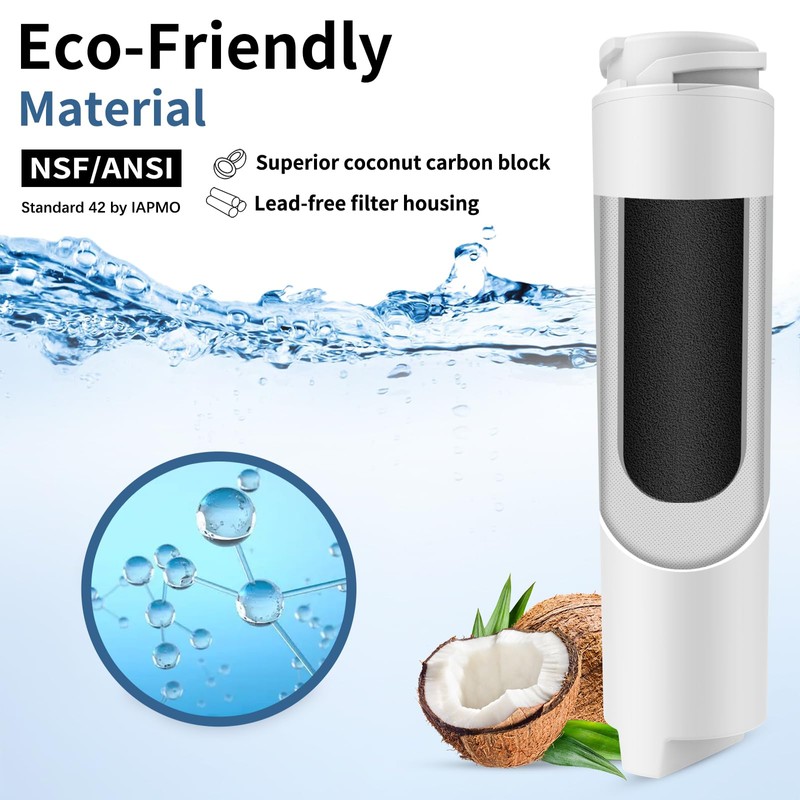 SAFWAT RWFDISP Replacement for Viking Refrigerator Water Filter RWFDISP (2