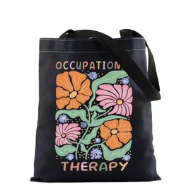 Occupational Therapy Tote Bag OT Life Gift Thank You Gift OT Assistant Gift Graduation Gift Occupational Therapist Gift (O THERAPY BLK TOTE)