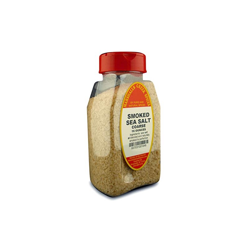 Marshalls Creek Spices Smoked Coarse Sea Salt, 16 Ounce …