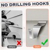 Cozcty 16 Pack Vinyl Siding Hooks, Siding Clips Heavy Duty