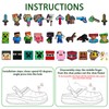 MUNSKT 30PCS PVC Shoe Charms For Kids, Shoe Buckle Accessories,