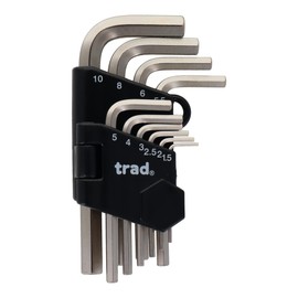 Trad 10pcs. Hex Bar Wrench Set THS – 10 350107