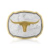 Montana Silversmiths Western Lifestyle Texas/Longhorn Made in the USA Buckle