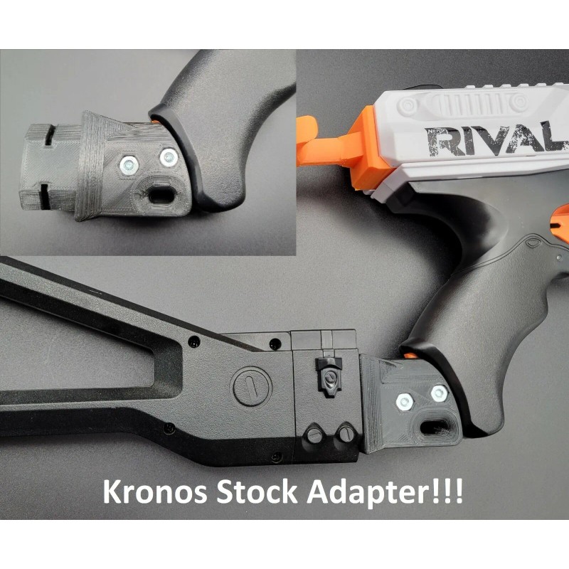 For NERF Shoulder Stock Adapter For Nerf Rival Kronos XVIII-500
