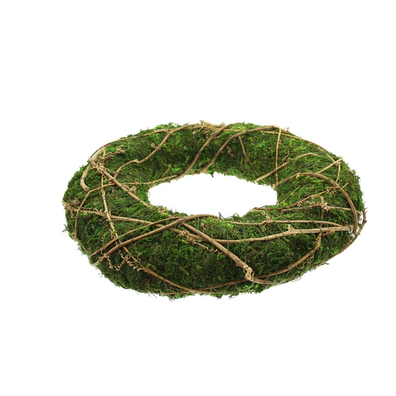 Moss Wreath, Decorative Wreath, Door Wreath, Advent Wreath Approx. Diameter