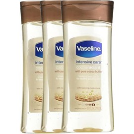 Vaseline Intensive Care Gel Cocoa Radiant Oil 6.8 Ounce (201ml) (3 Pack)