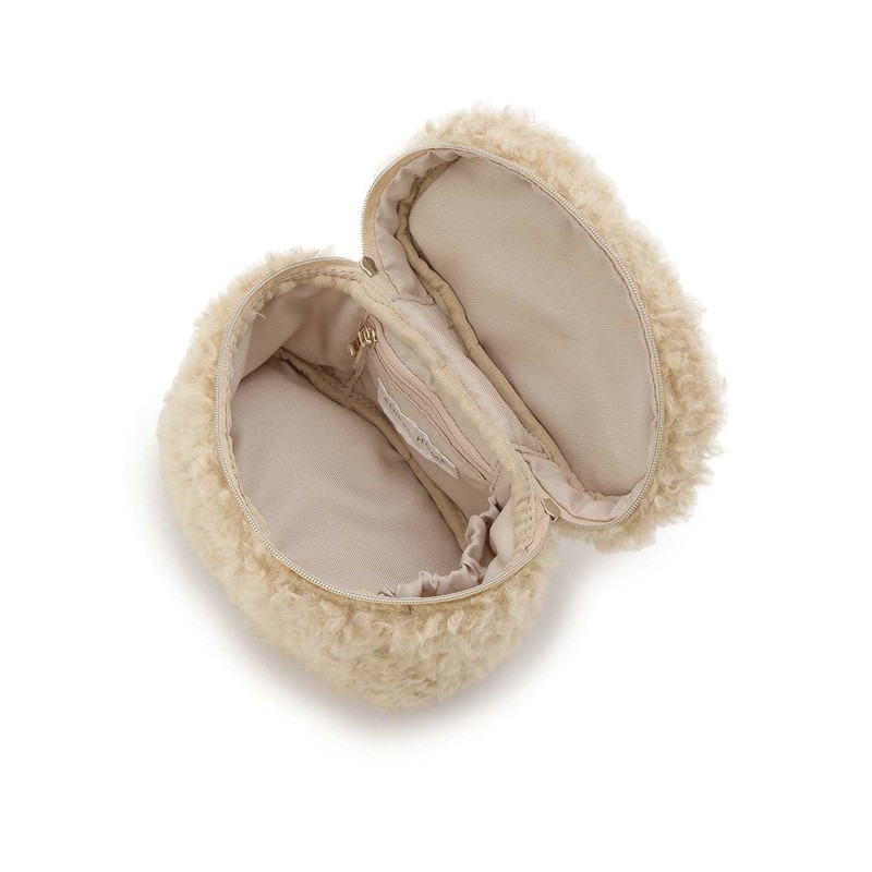 SNIDELHOME SHGG245201 Boa Vanity Pouch, beige, BEG