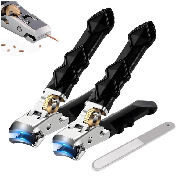 Goredny Orthoclip Nail Clippers, Wide Jaw Opening Nail Clippers for