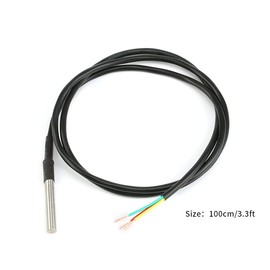 Stainless Steel Waterproof DS18B20 Temperature Sensor – 1 Meter Probe for Arduino Accurate Water Temperature Measurement