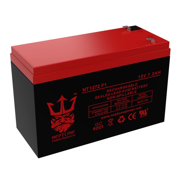 12V 7.2AH SLA Replacement Battery for Power Kingdom PS7-12 by