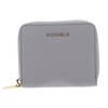 Coccinelle Metallic Soft Leather Zip Around Wallet Light Grey, light