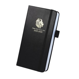 Pocket Diary 2025-2026, 18 Month A6 Week to View Small Slim Diary from Jul. 2025 to Dec 2026 Agenda Weekly Planner Organiser Appointment Work Academic (Black)