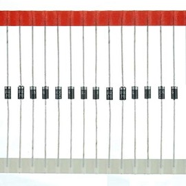 BOJACK 1N4001 Rectifier Diode 1 A 50 V DO-41 Axial 4001 1 amp 50 volt Electronic Silicon Diodes (Pack of 125)