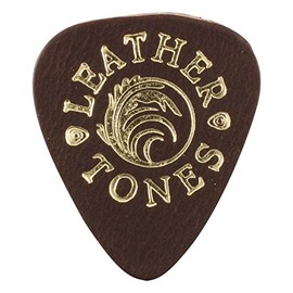 Leather Tones Guitar Plectrum - Brown Leather (Single) LEA-BRLE-1