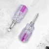 2 PCS Stubby Screwdrivers Small Flathead Screwdriver, Short Screwdriver Set,