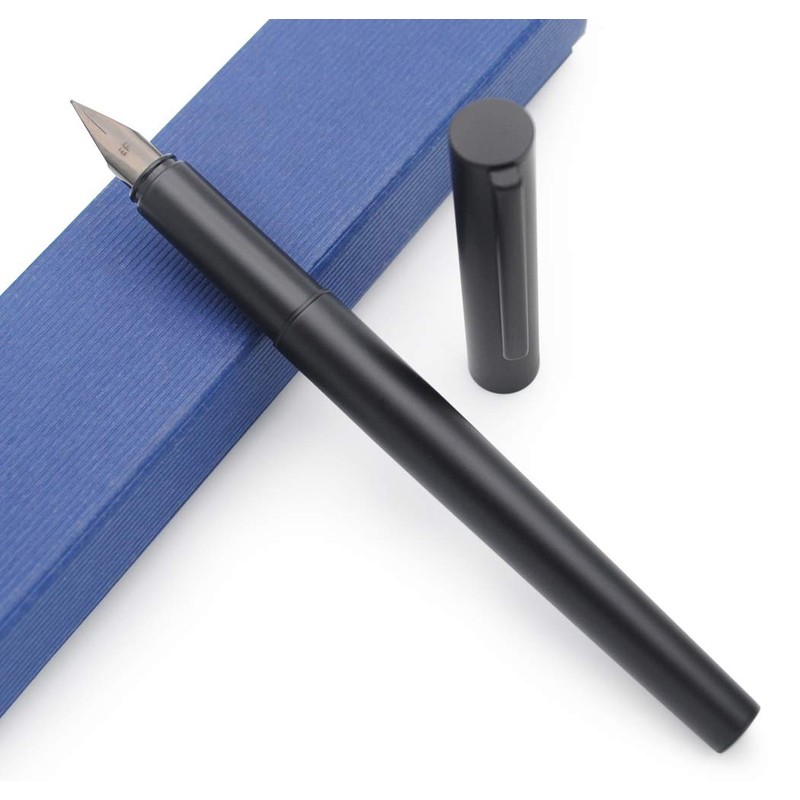 JINHAO 35 Metal Fountain Pen Ink Pen (Black, Extra Fine