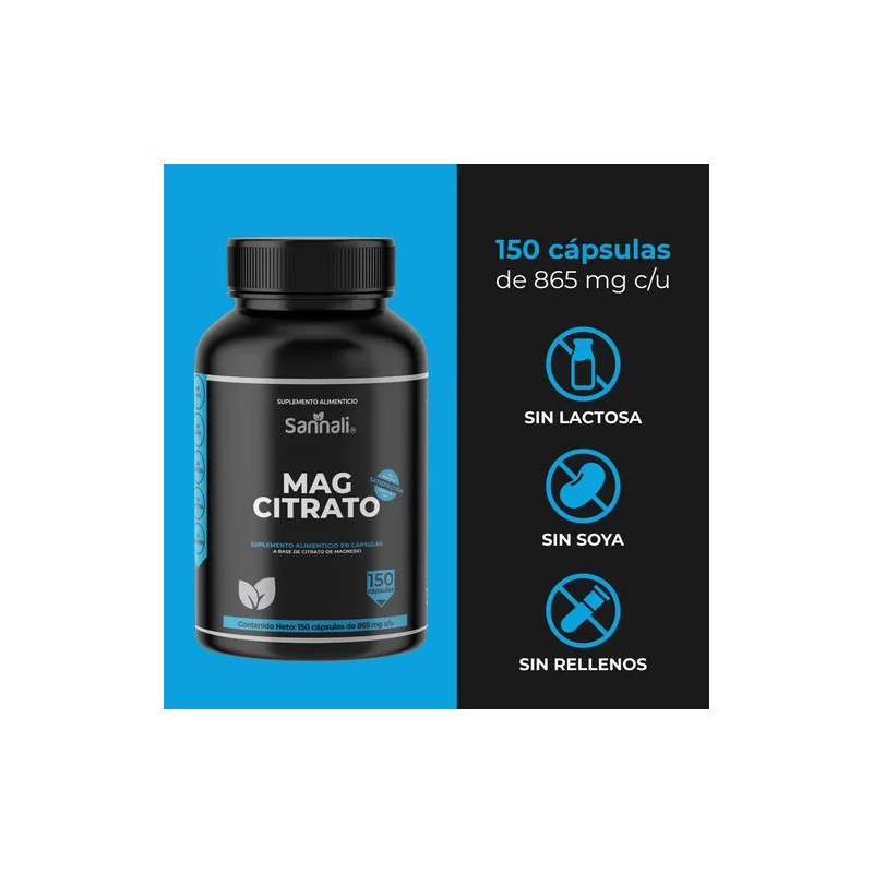 Sannali Citrato Magnesio 400 Elemental Sabor