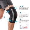Comforband Adjustable Hinged Knee Brace, with Dual Side Polycentric Hinges