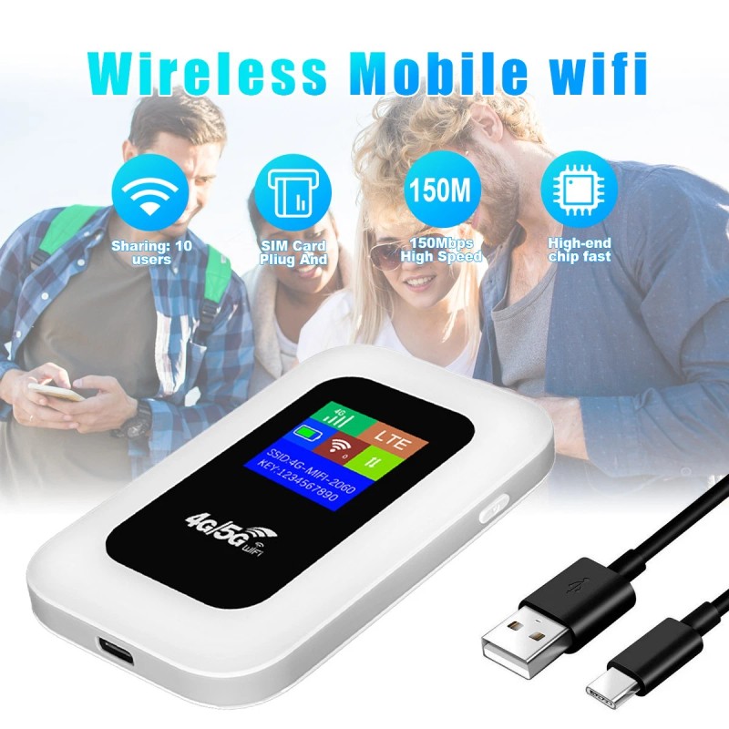 Wireless Unlocked 4G/5G LTE Mobile Broadband Wifi Routers Portable Modem