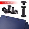 YIXISI 20 Set M5x12mm Chicago Binding Screws Kit, Book Binding