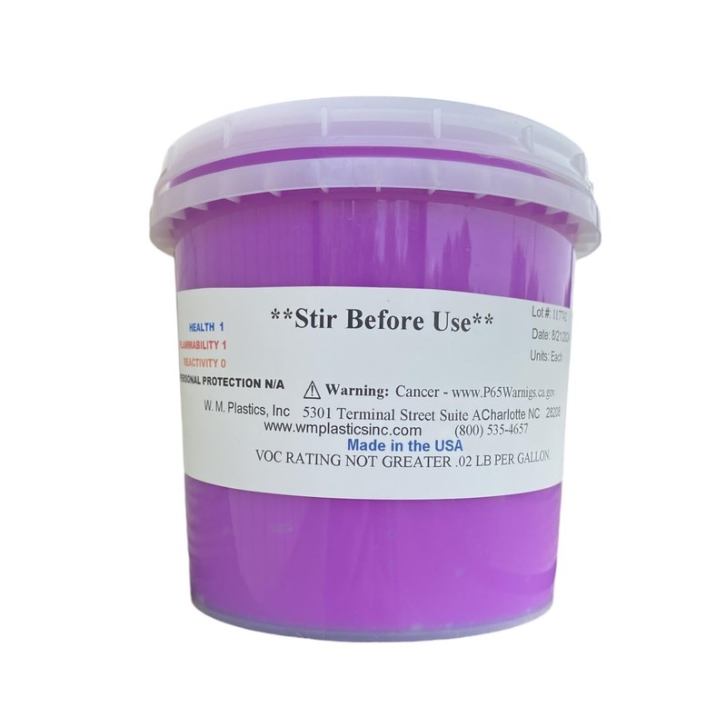 Plastisol Ink for Screen Printing-Quart (Fluorescent Violet)