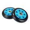 Stunt Scooter Wheels 100mm Pair - Replacement PU Wheels Suitable