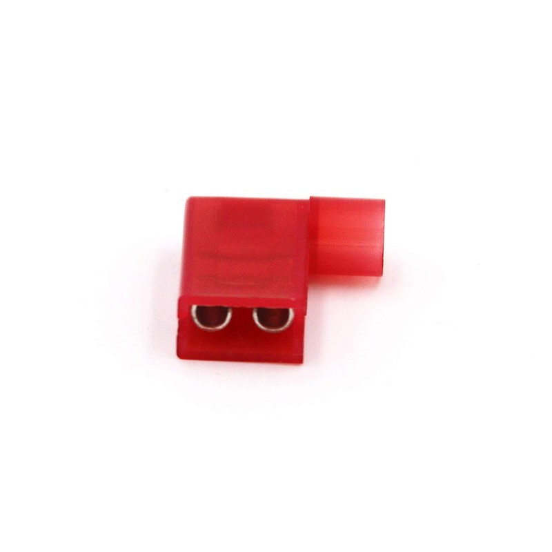 All Trade Direct 20 x Red 6.3mm Flag Terminal Insulated