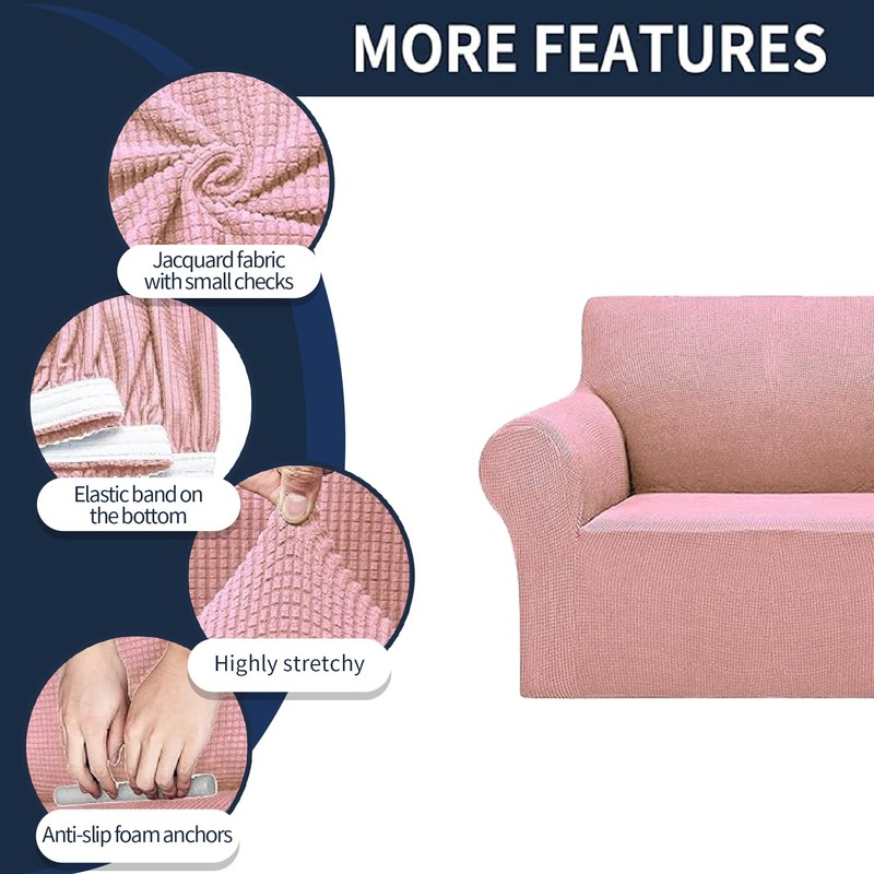 Cupuamon 2026 New Stretch Loveseat Sofa Slipcovers Couch Cover for