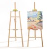 Wooden Easel Stand for Sign and Painting - Adjustable Artist