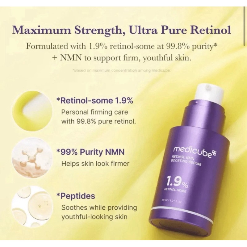 Medicube NMN Boosting serum 1.9% Retinol-Some