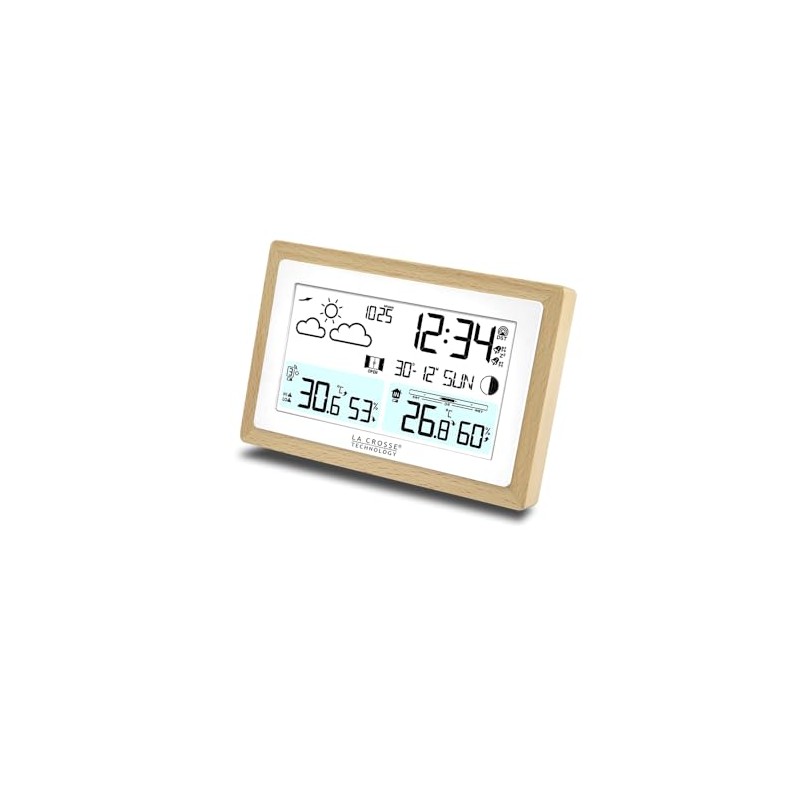 La Crosse Technology WS6282 Weather Station with Wooden Contour