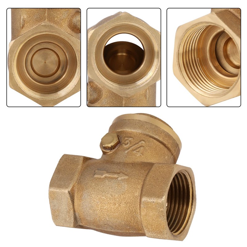 3/4" One Way Swing Check Valve BSP DN20 Female Brass
