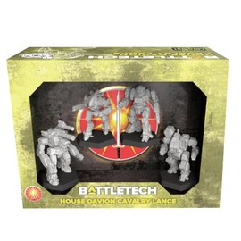 Catalyst Game Labs BattleTech | Miniatures | House Davion Cavalry Lance Force Pack | Expansion | Miniature Game Ages 14+ | Game in English