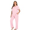 SWOMOG Women 3Pcs Maternity Pajama Set Nursing Pjs Pregnancy Set