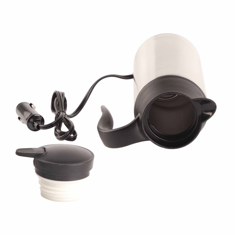 750ML Stainless Steel Car Electric Kettle Coffee Tea for Thermos