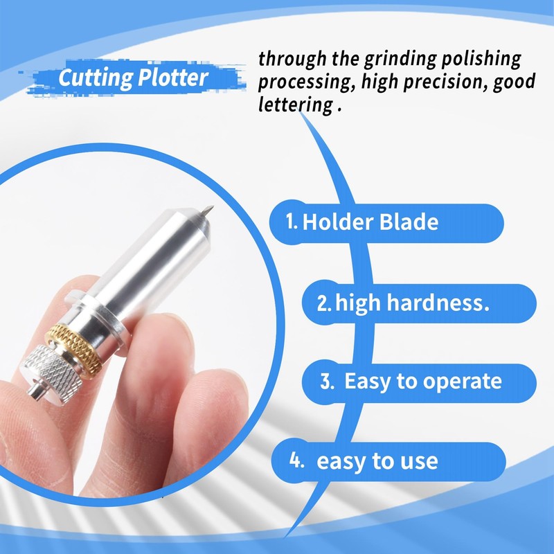 15 PCS 30/45/60 Degree Vinyl Cutter Carbide Blades with Blade