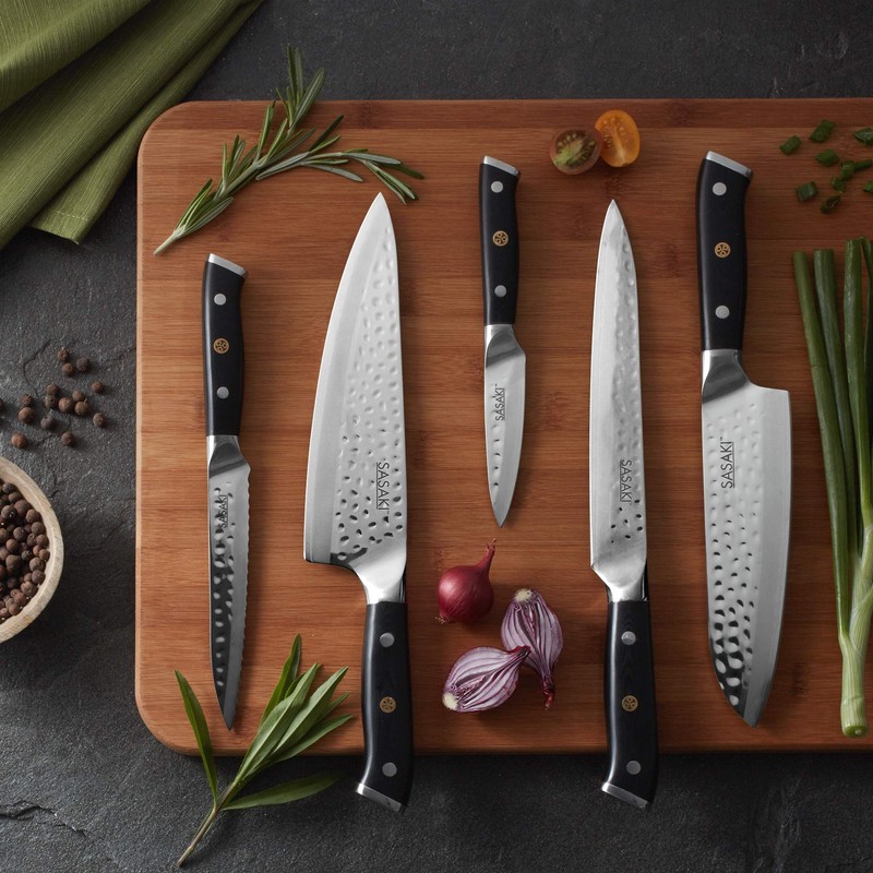 Sasaki Takumi Japanese AUS-10 Stainless Steel Slicing Knife with Locking