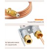 YIGUCS Q314A4586 Pilot Burner with Thermocouple Assembly Fit for Honeywell，for