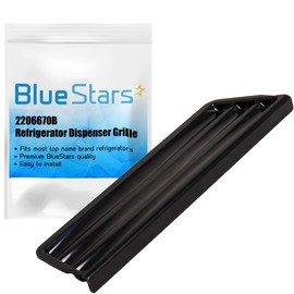 BlueStars 2206670B Refrigerator Dispenser Grille - Compatible with Whirlpool Kenmore Maytag KitchenAid Refrigerator - Replaces WP2206670B W10171993 W10189532 WP2206670BVP Drip Tray