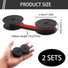 Ink Ribbon for Typewriter SYHSYC Double Pack Typewriter Ribbon Compatible