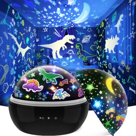 EUCOCO EUCOCO Dinosaur Toys for 1-10 Year Old Boy Gifts, Star Projector Night Light Kids Boys Toys Age 2 3 4 5 6 7 Year Old Boy Gifts for 1-10 Year Old Boys Sensory Toys for Autism Baby Lights Projector